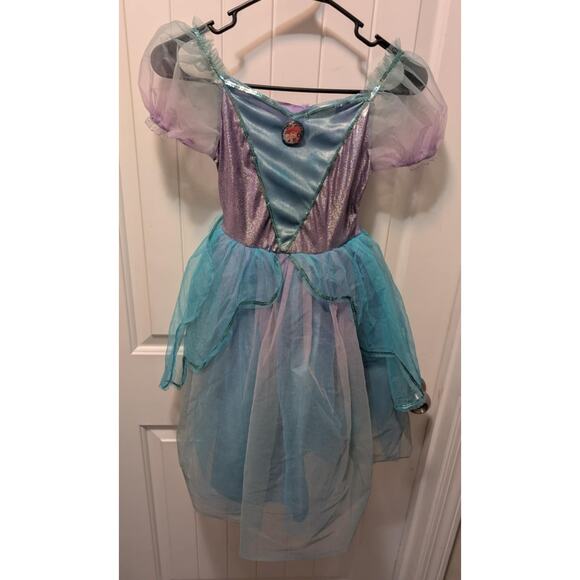 Disney Princess Ariel Halloween Costume Dress Size S (4-6) Little Mermaid - Picture 11 of 12